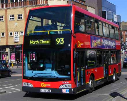 Optare Olympus on Alexander Dennis Enviro400 Go-Ahead London